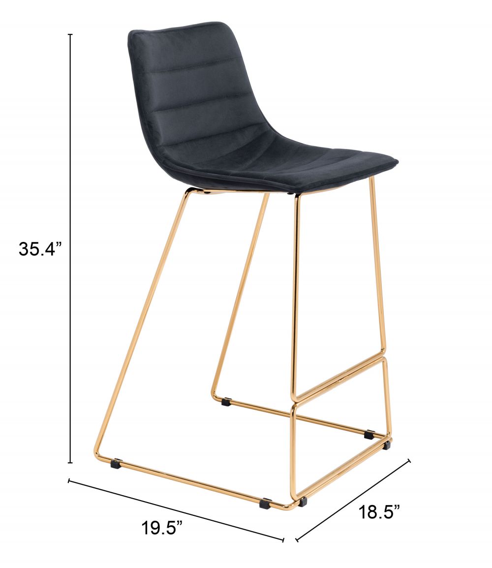 Barstool Black & Gold - Adele