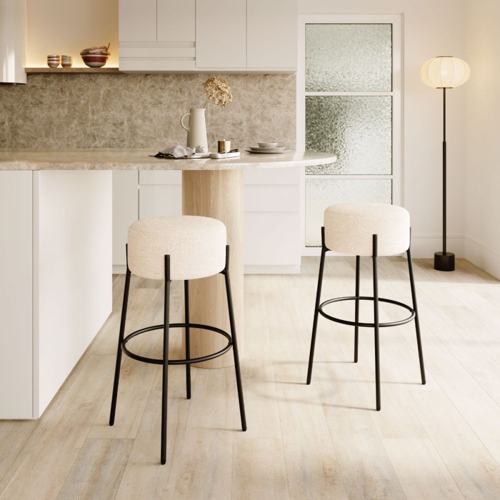 Barstool Ivory - Blanche