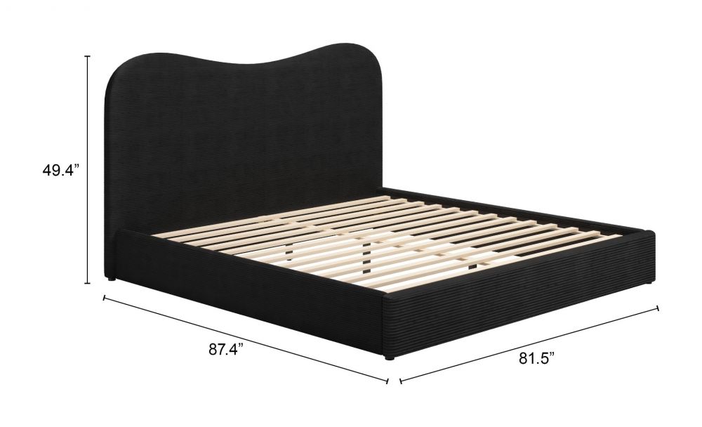 King Bed Black - Sele