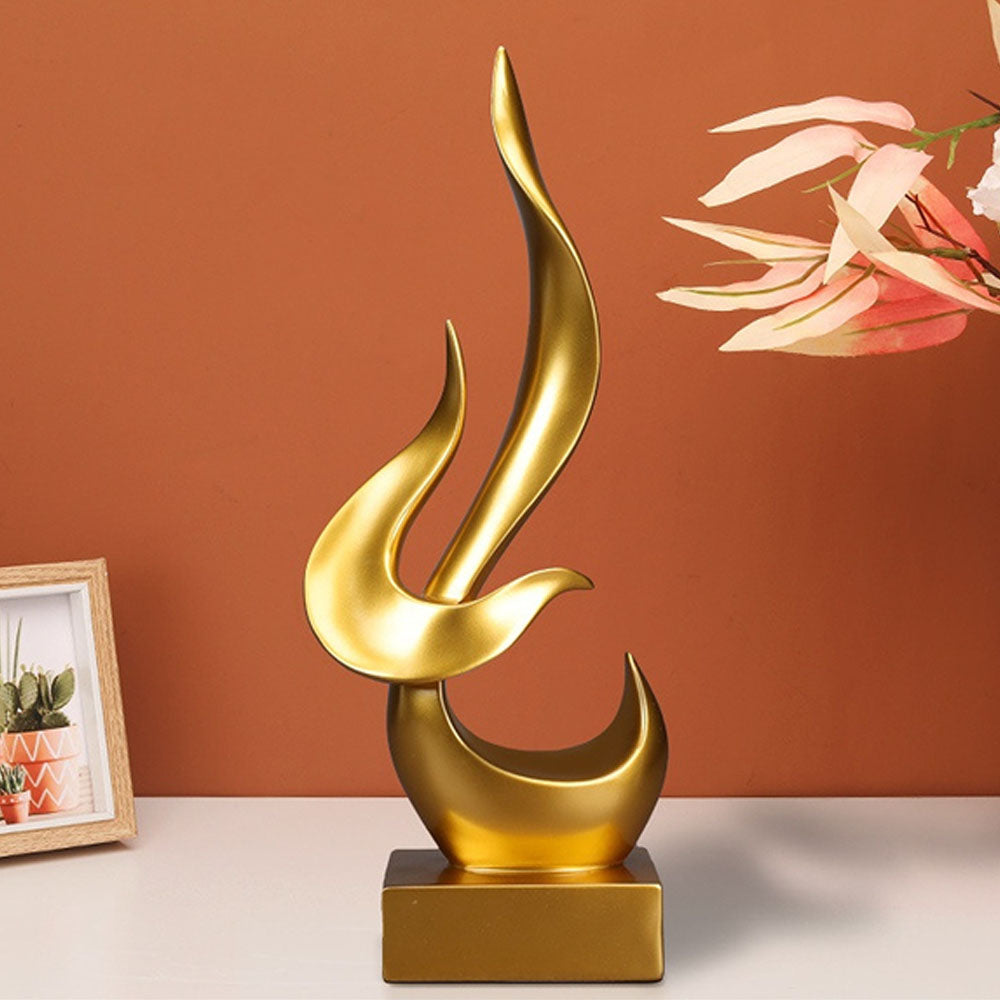 Abstract Luminous Resin Flame Bird Ornament - Goraya Nesting