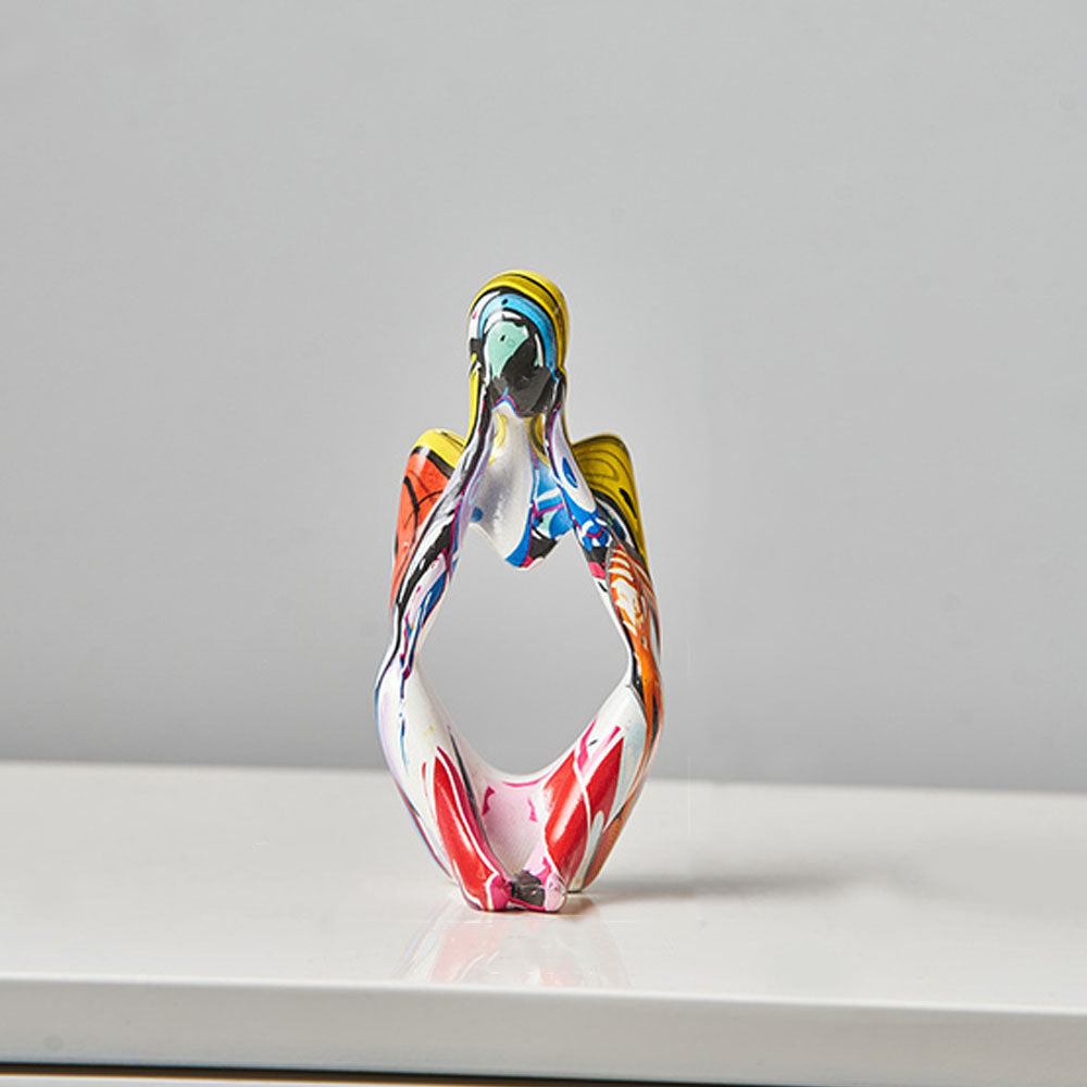 Abstract Graffiti Resin Sculpture - Goraya Nesting