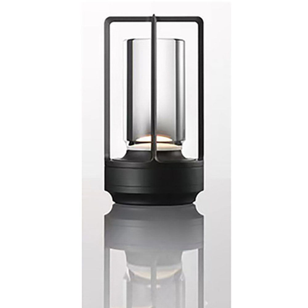 LED Crystal Table Lamp with Aluminum Frame - Goraya Nesting
