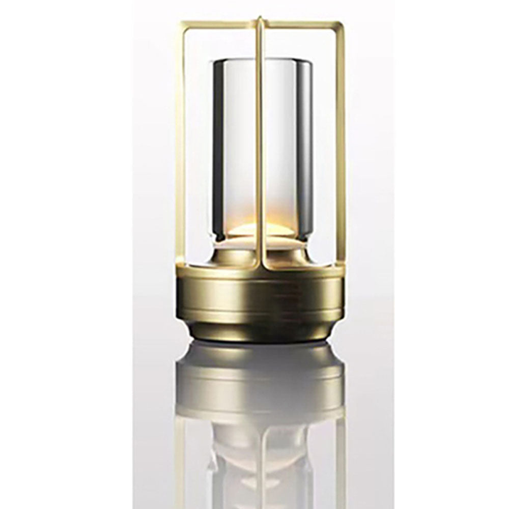 LED Crystal Table Lamp with Aluminum Frame - Goraya Nesting