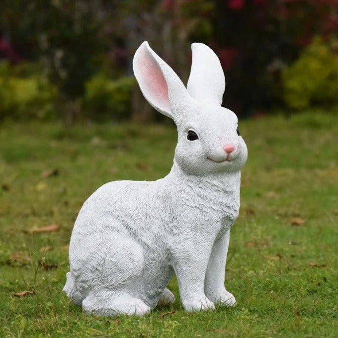 Cottontail Resin Rabbit Sculpture - Goraya Nesting