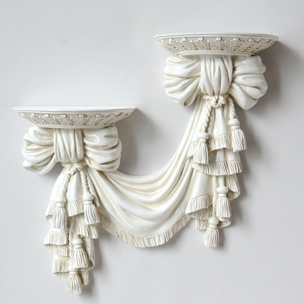 European-Style Hanging Resin Mural Shelves - Goraya Nesting