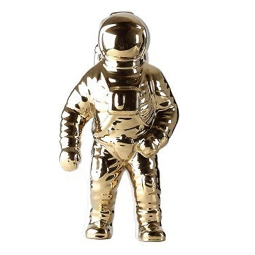 Gold Cosmonaut Space Man Sculpture Vase - Goraya Nesting
