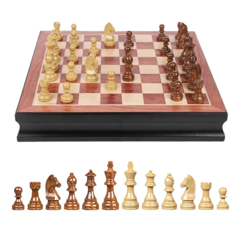 Magneti Chess Set With Drawer - Goraya Nesting