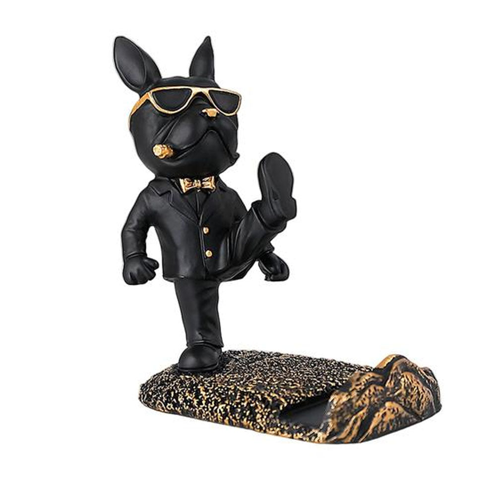 Puppy Dog Resin Mobile Holder Figurine Ornament - Goraya Nesting
