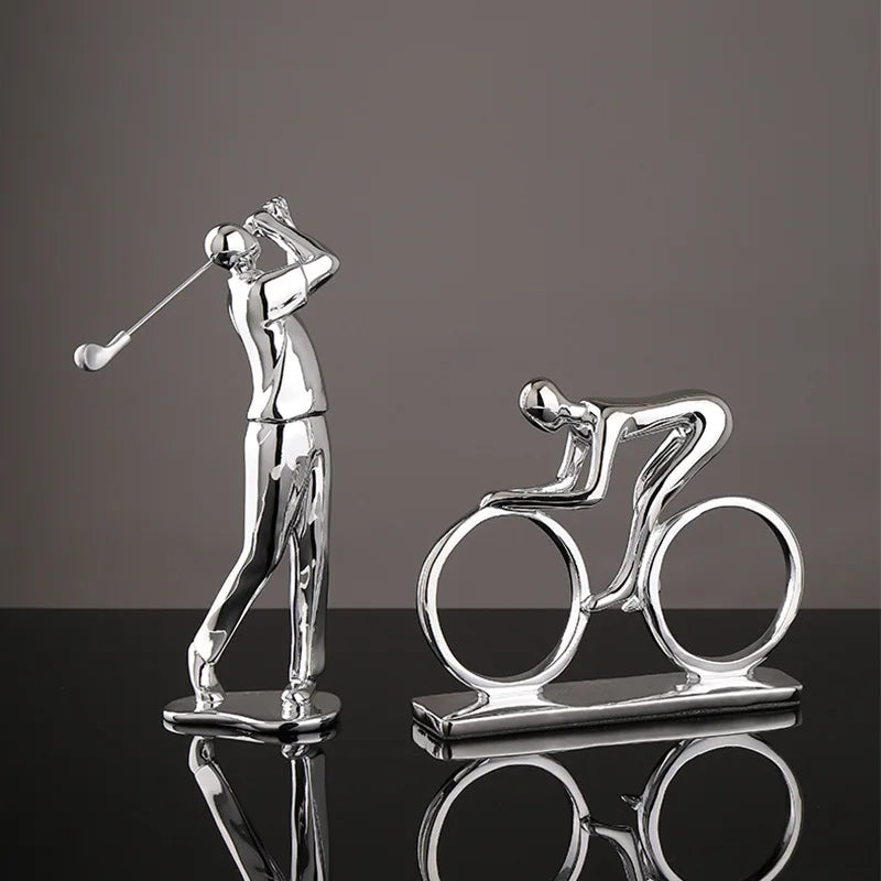 The Athlete's Dynamic Victory Sculpture - Goraya Nesting