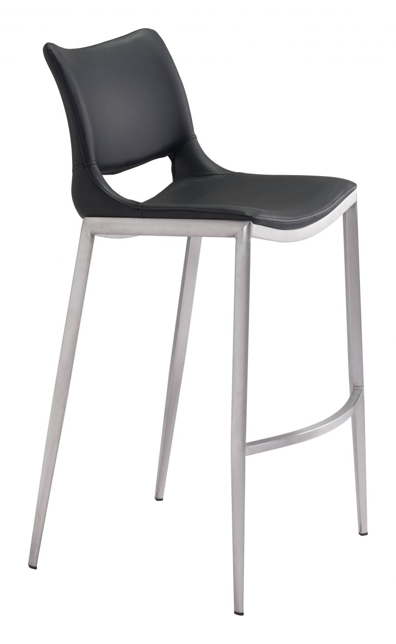 Barstool Black & Silver - Ace