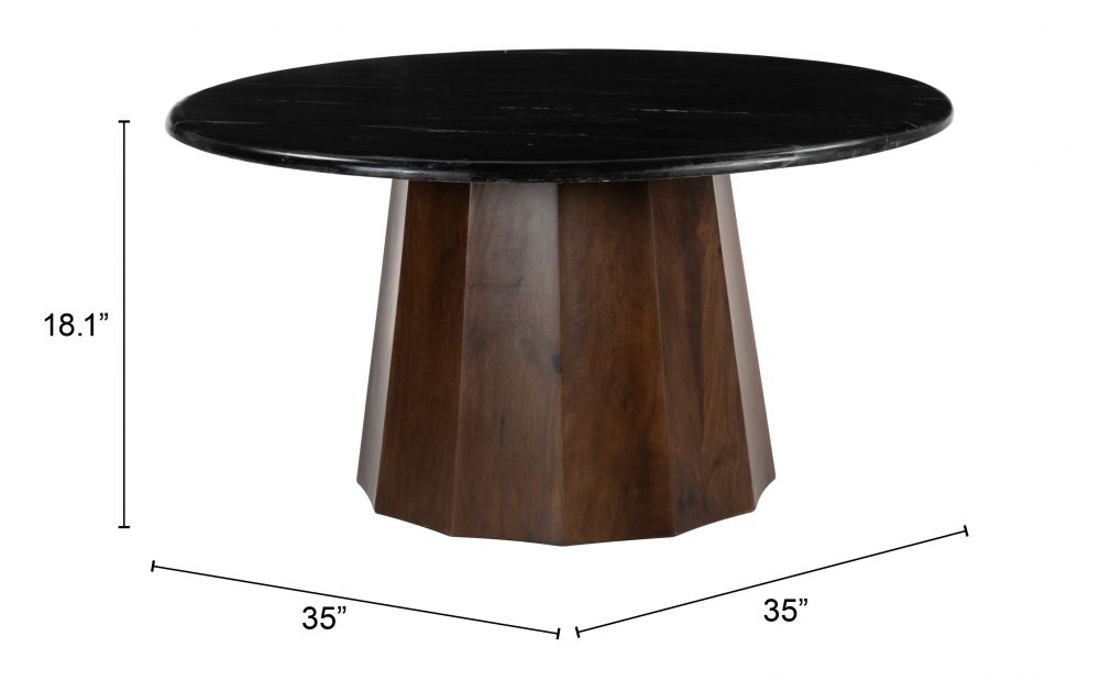 Coffee Table Black & Brown - Aipe