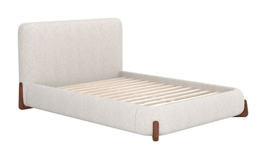 Queen Bed Ivory