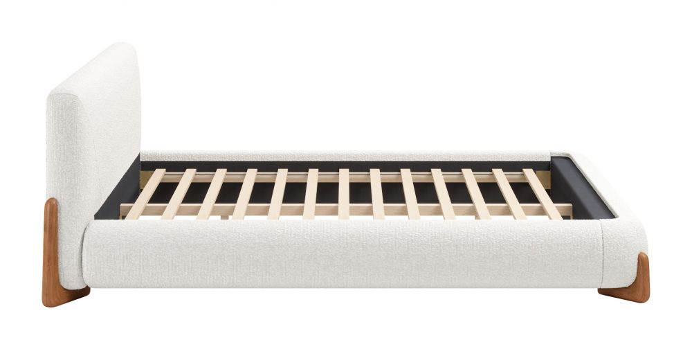 Queen Bed Ivory