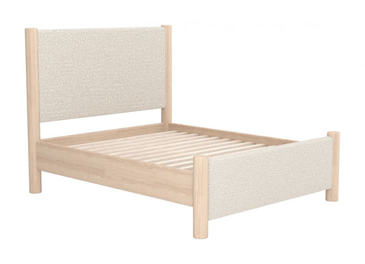 Queen Bed Beige & Natural - Hadi