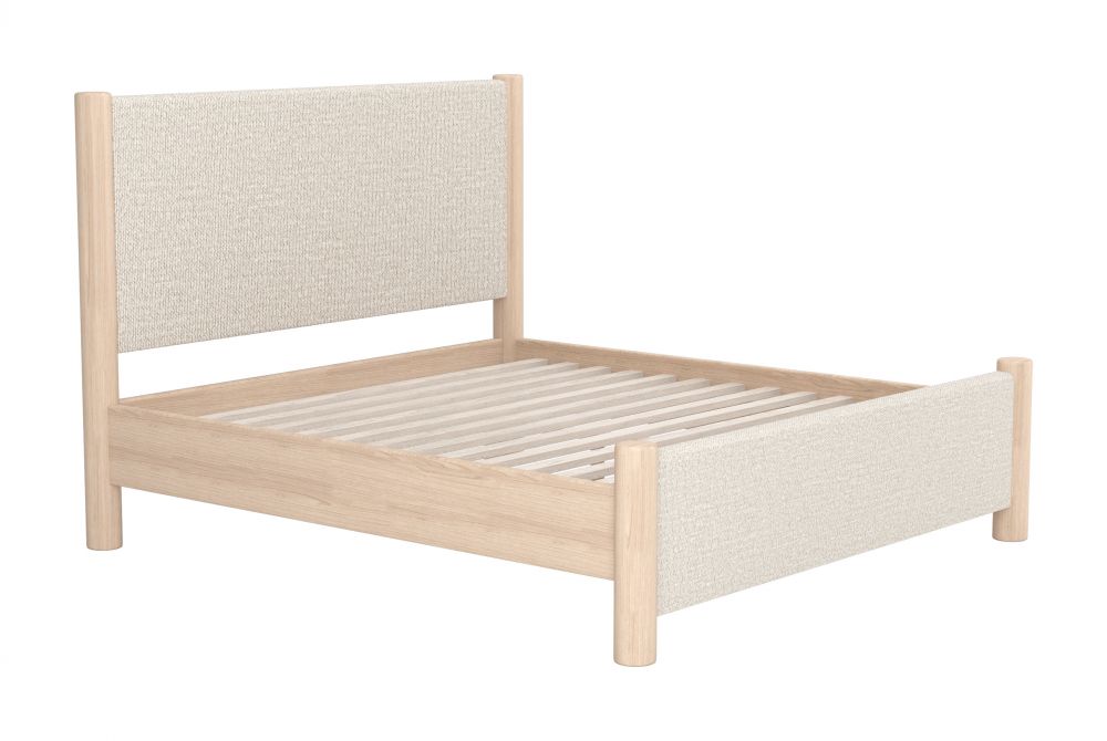 King Bed Beige & Natural - Hadi