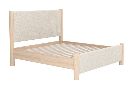 King Bed Beige & Natural - Hadi
