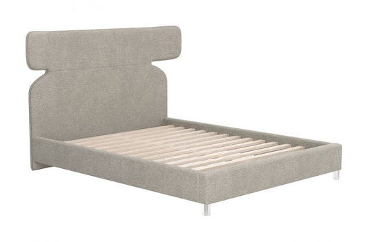 Olive Brown Queen Bed - Dusa
