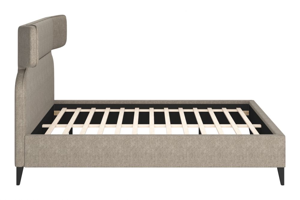 Olive Brown King Bed - Dusa