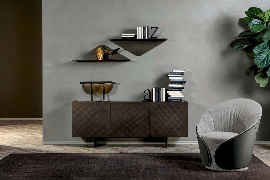 Coated 3 door Sideboard