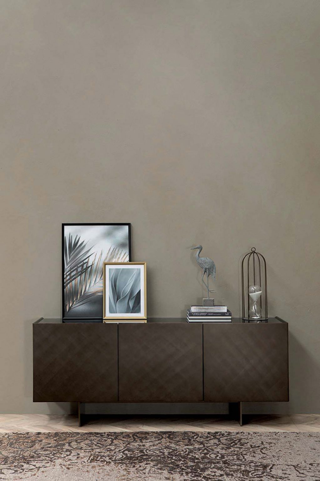 Coated 3 door Sideboard