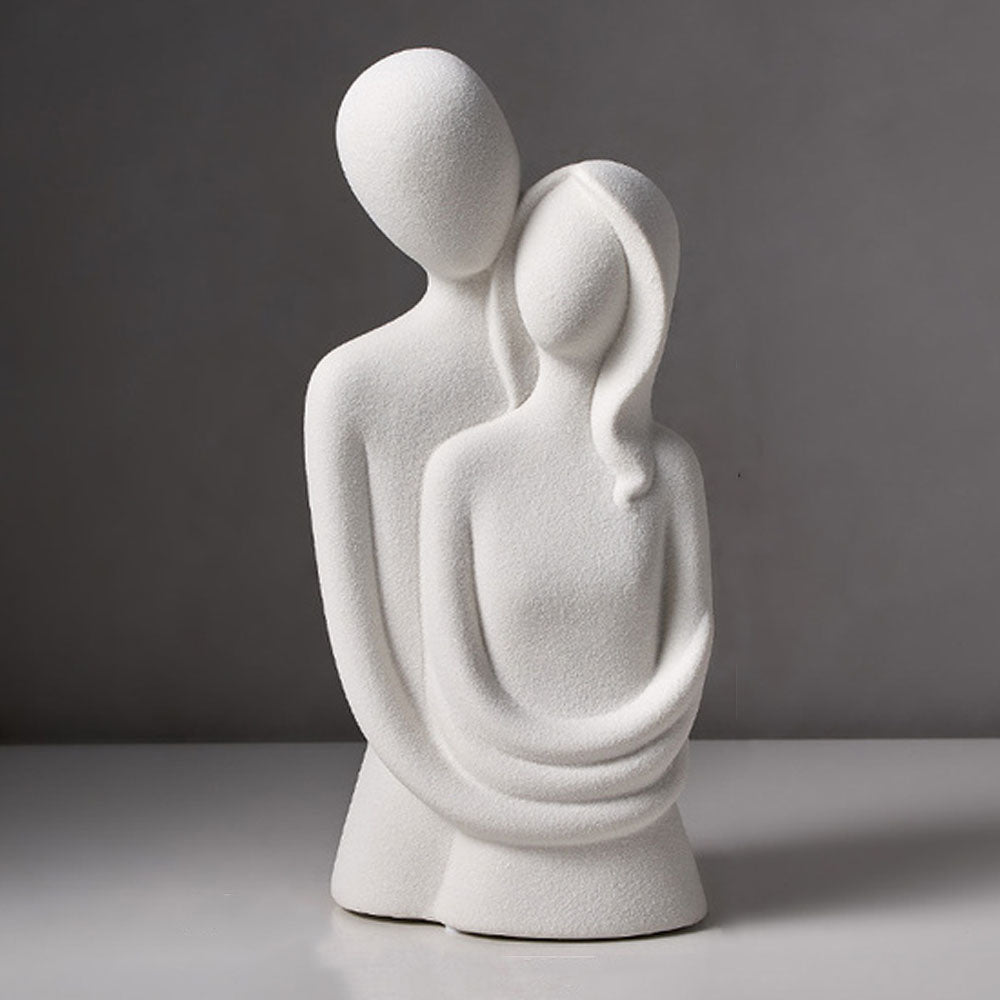 Ceramic Duo Sculpture - Ethereal Connection - Goraya Nesting