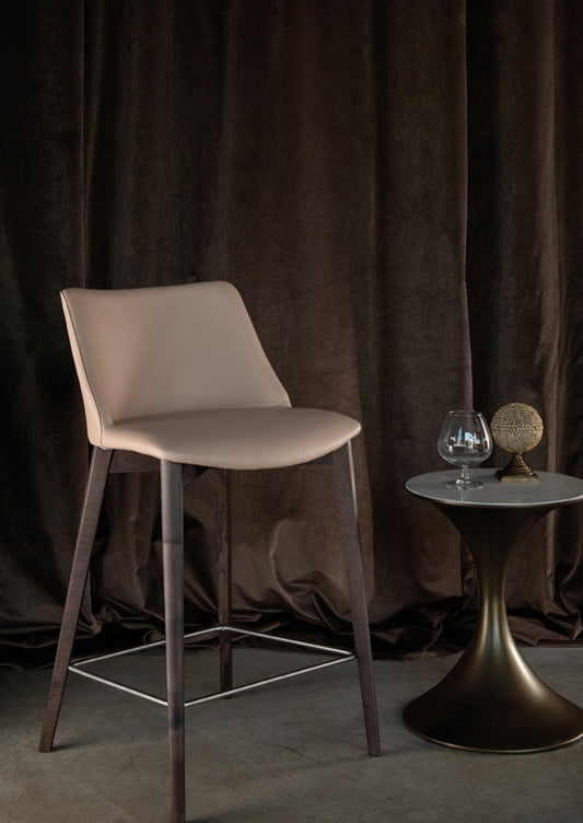 Agata Wood Stool