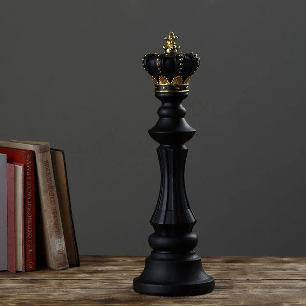 Black Retro Chessmen Ornaments Accent Pieces  - Goraya Nesting 