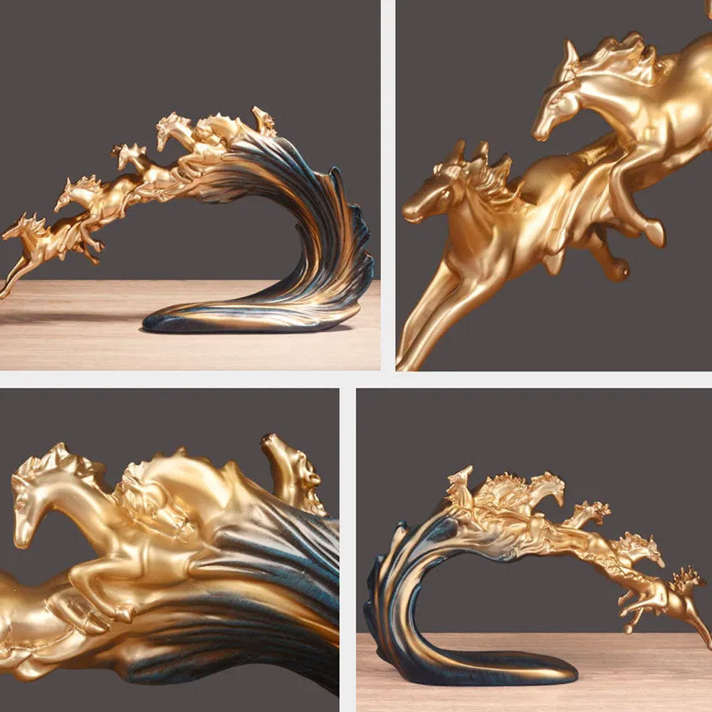 Deena Resin Horse Figurine Table Decor - Goraya Nesting 