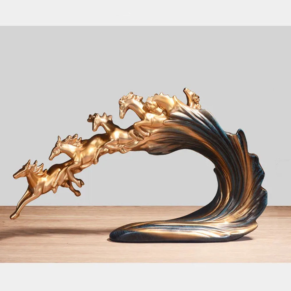 Deena Resin Horse Figurine Table Decor - Goraya Nesting 