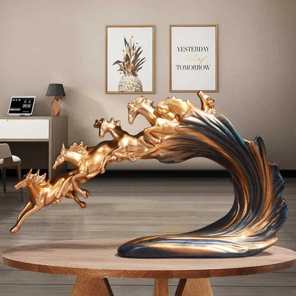 Deena Resin Horse Figurine Table Decor - Goraya Nesting 