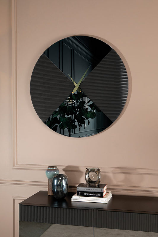 Era Ora Round Mirror Clock