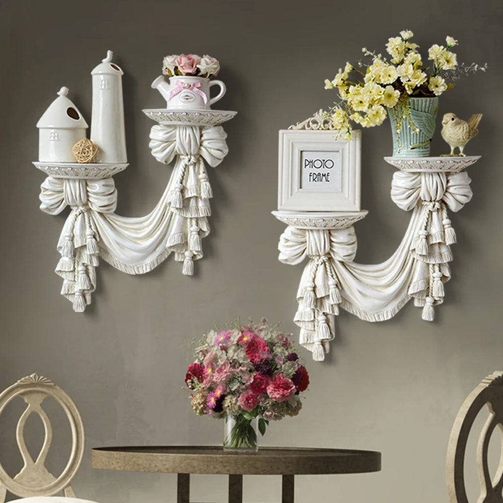 European-Style Hanging Resin Mural Shelves - Goraya Nesting 