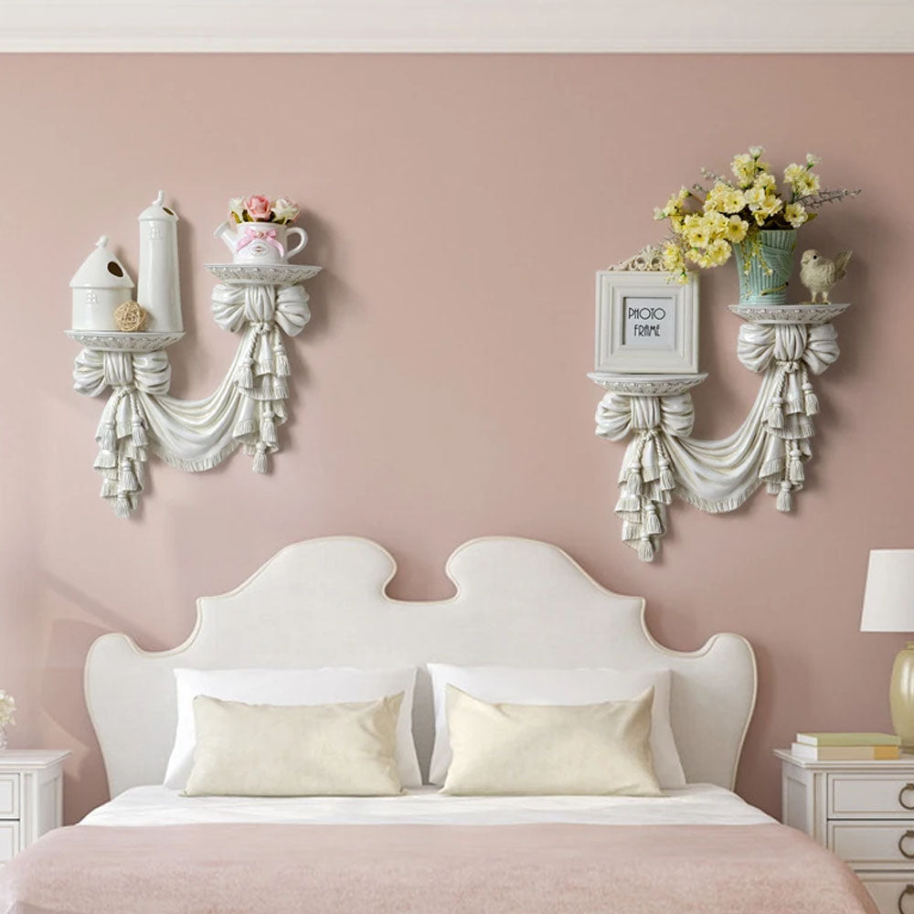 European-Style Hanging Resin Mural Shelves - Goraya Nesting 