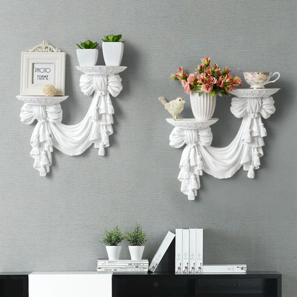 European-Style Hanging Resin Mural Shelves - Goraya Nesting 