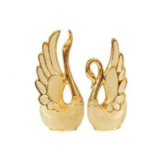 Gold Handcrafted Porcelain Menagerie Figurines - Goraya Nesting 
