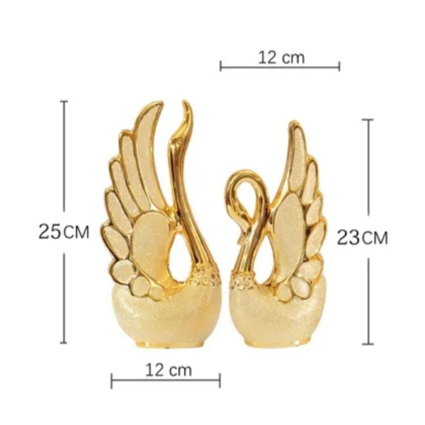 Gold Handcrafted Porcelain Menagerie Figurines - Goraya Nesting 