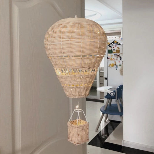 Handmade Rattan Hot Air Balloon Hanging Pendant - Goraya Nesting 