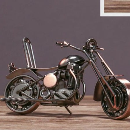Harley Heritage Handcrafted Metal Motorcycle - Goraya Nesting 