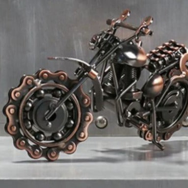 Harley Heritage Handcrafted Metal Motorcycle - Goraya Nesting 