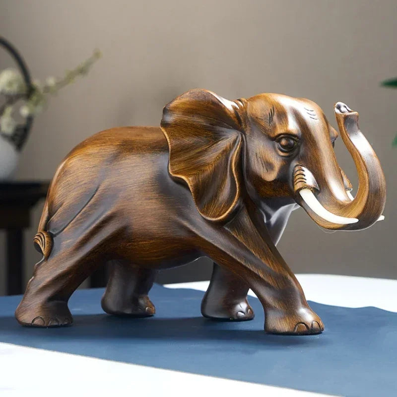 Hermione Resin Blessing Elephant Sculpture - Goraya Nesting 