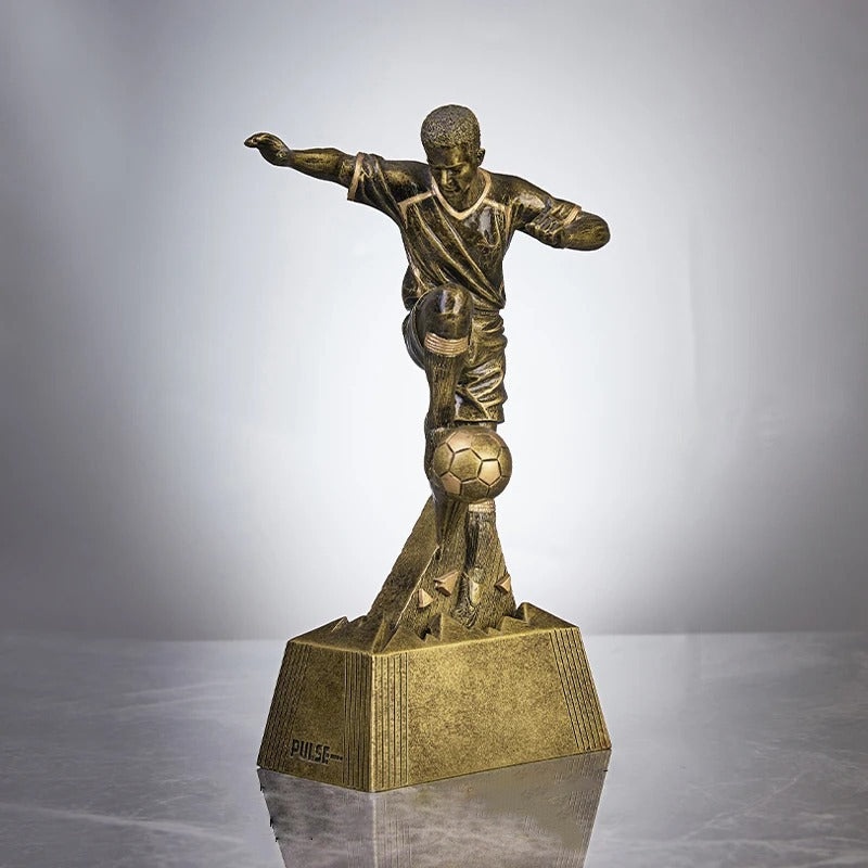 Kick Off Sports Football Player Sculpture - Goraya Nesting 