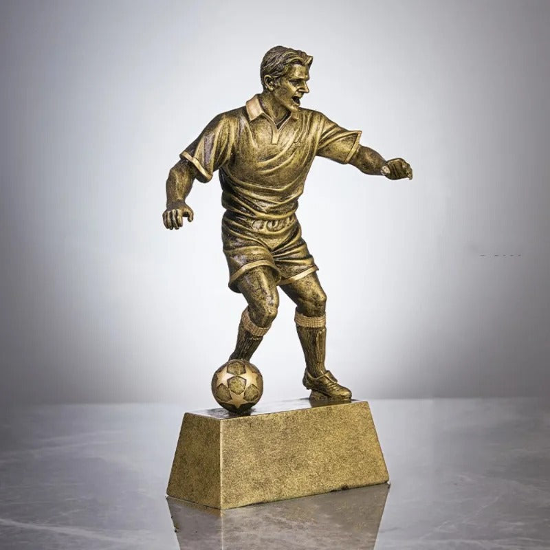 Kick Off Sports Football Player Sculpture - Goraya Nesting 