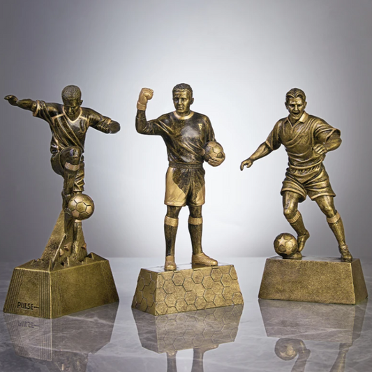 Kick Off Sports Football Player Sculpture - Goraya Nesting 