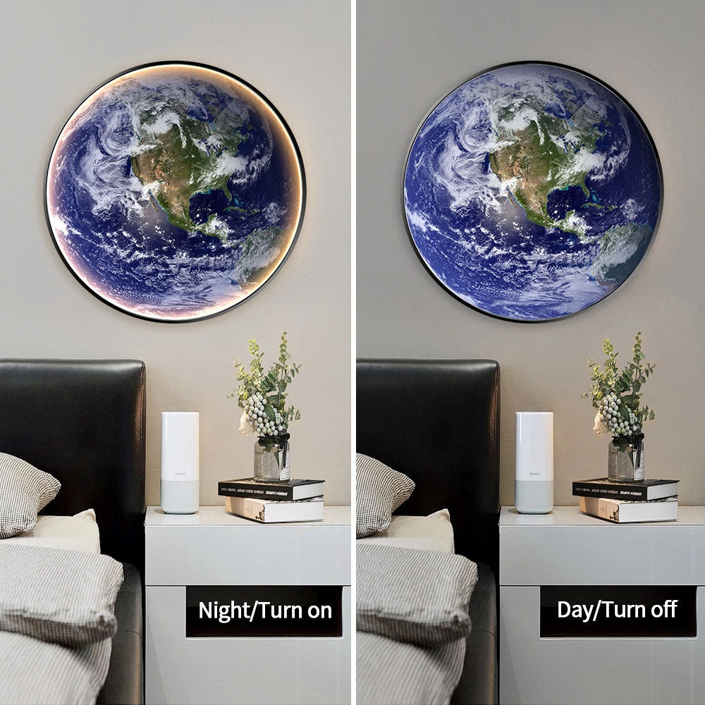 LED Moon and Earth Wall Lamp - Goraya Nesting 
