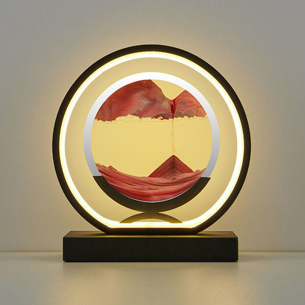 LED Sand Art Hourglass - Red - Goraya Nesting 