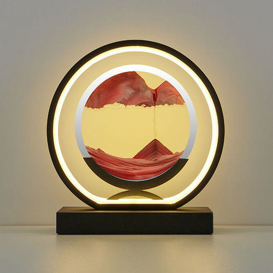 LED Sand Art Hourglass - Red - Goraya Nesting 