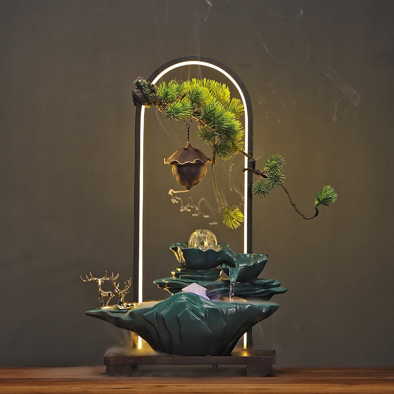 Luck Flowing Water Fountain Humidifier - Goraya Nesting 