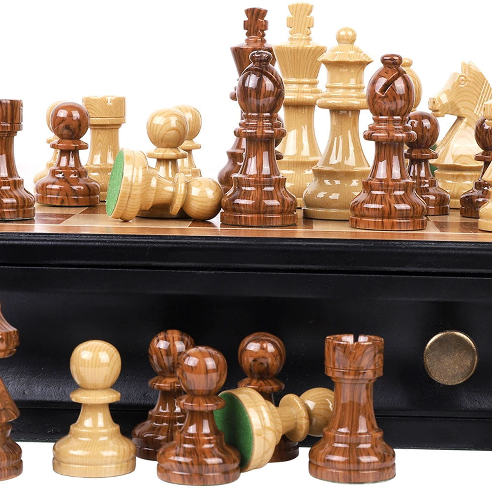 Magneti Chess Set With Drawer - Goraya Nesting 