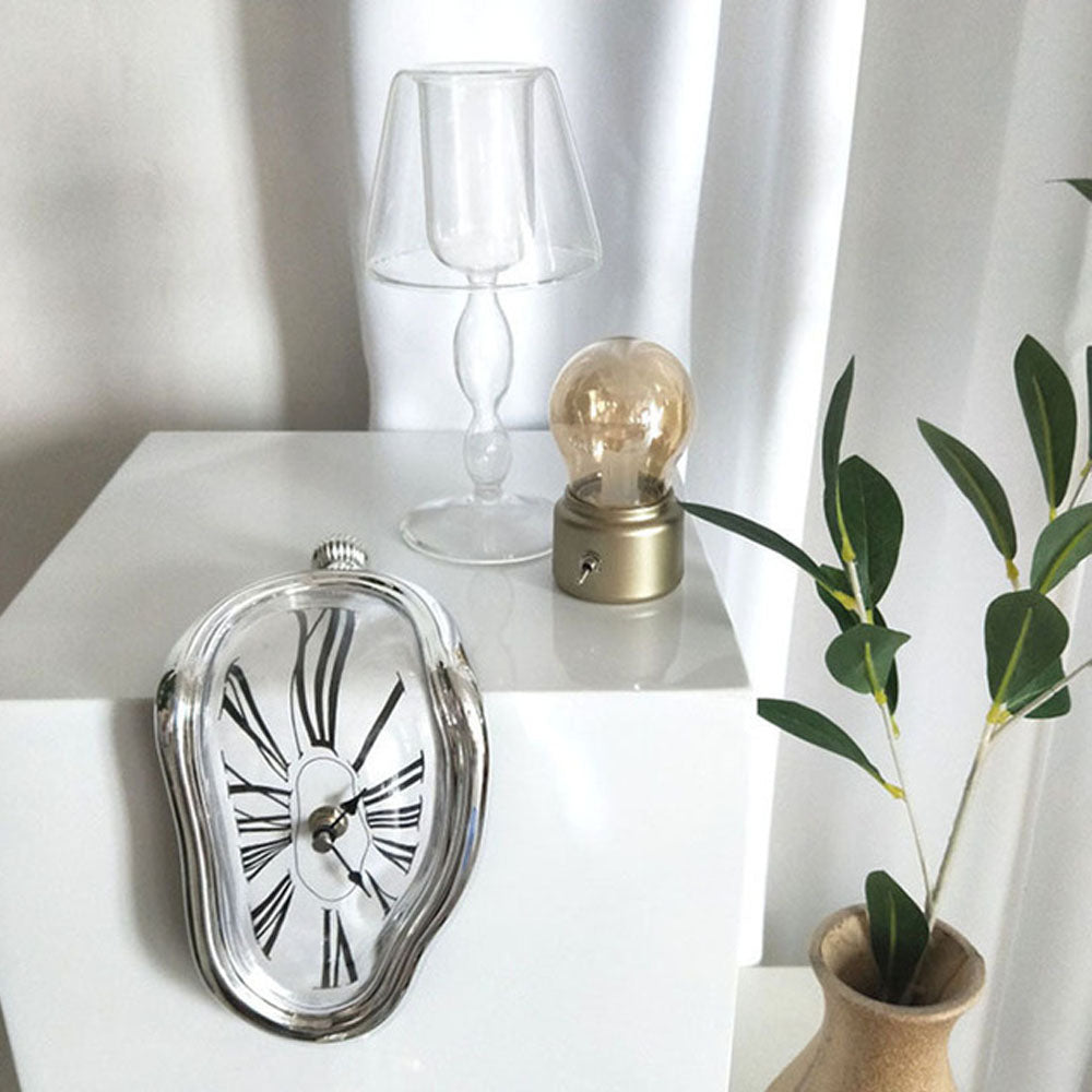 Melting Twisted Table Clock - Goraya Nesting 