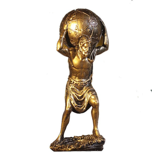 Mythological Atlas Statue of Divine Guardians - Goraya Nesting 
